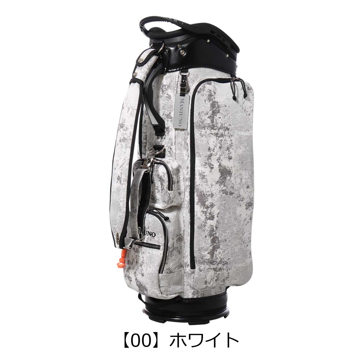 MANIUNO マニウノ ゴルフ キャディバッグ MUMG2AC1 ホワイト(- 【00