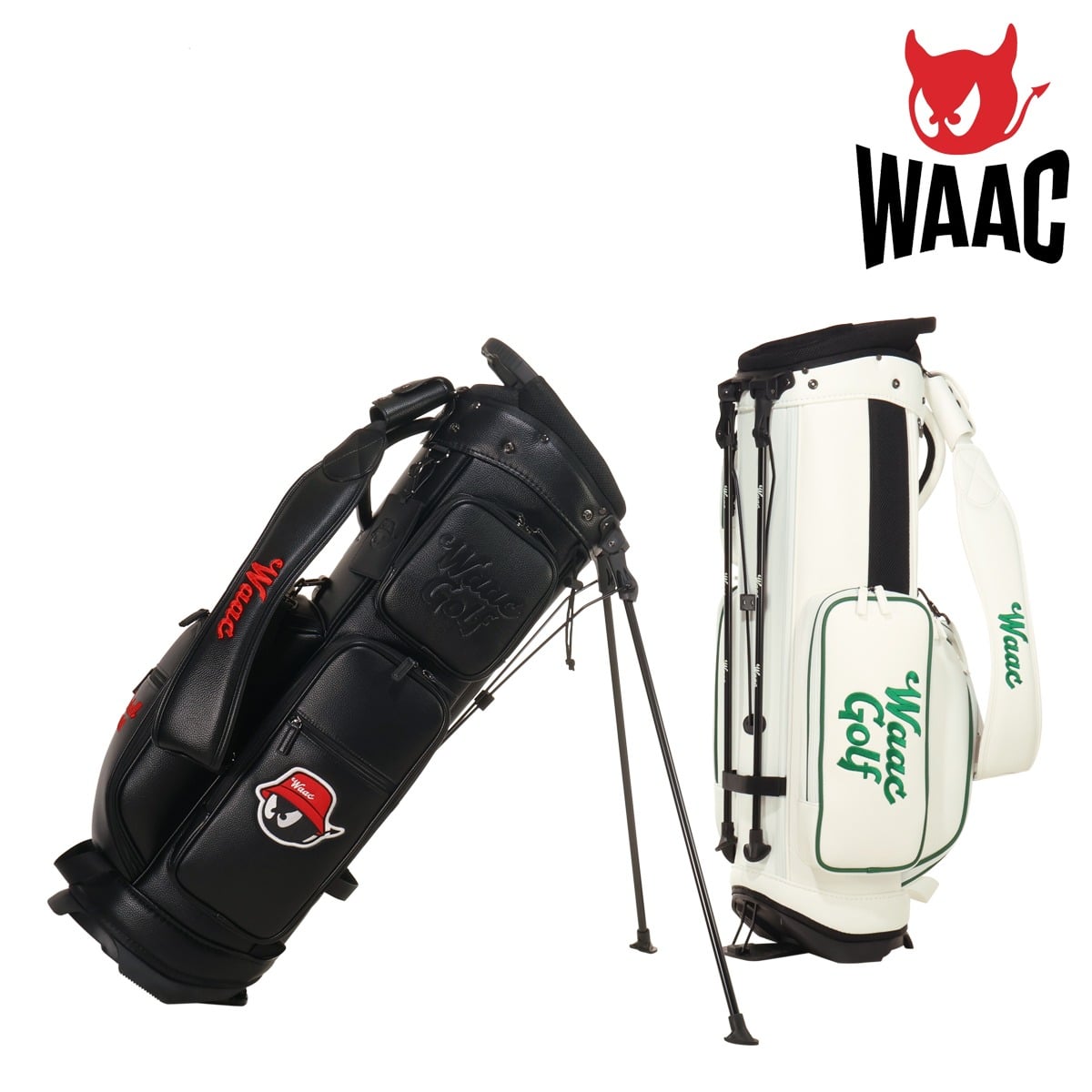 WAAC ワック ゴルフ キャディバッグ スタンド型 5分割 9型 46インチ