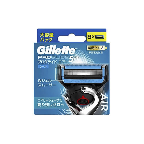 P&G ジレット プログライドエアー 電動替刃8B (8個) 髭剃り カミソリ