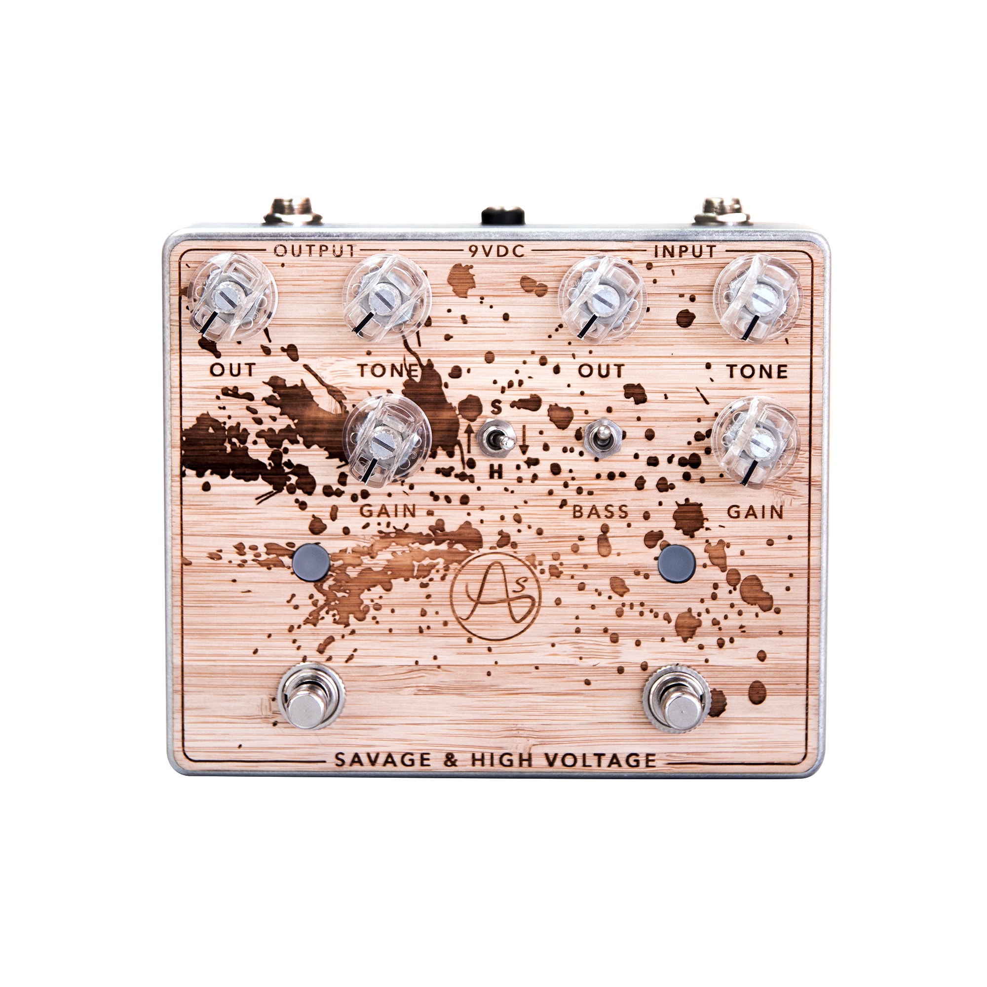 SAVAGE & HIGH VOLTAGE - limited edition double overdrive pedal !