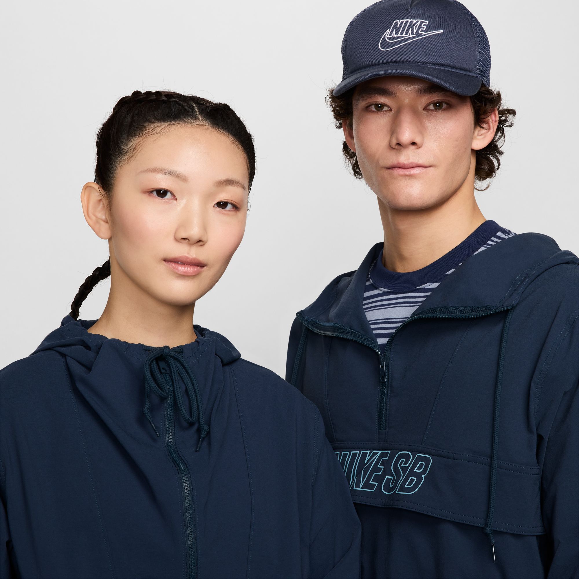 Nike SB Anorak Skate Jacket Armory Navy/Denim Turquoise｜ANCHOR