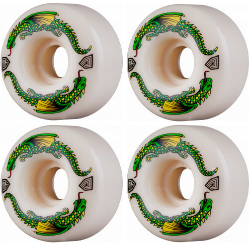 Powell Peralta Dragon Formula Wheels White 54MM x 34MM 93A