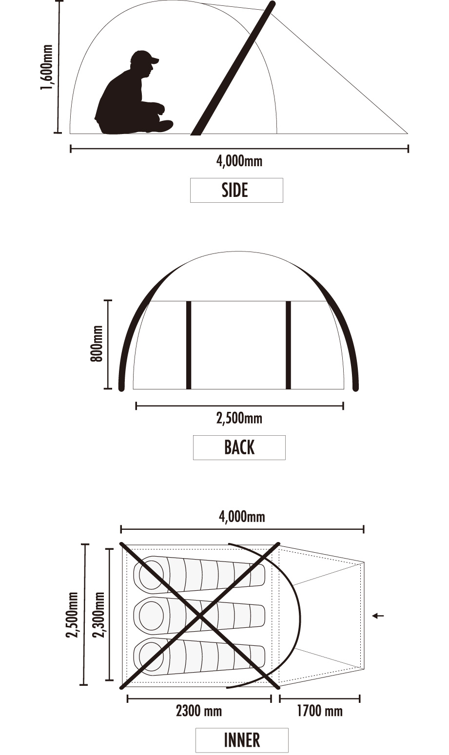 Xframe series DAND-03 | ANDAIR