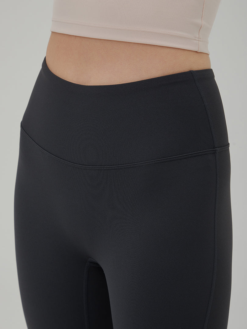 Airywin シャロン フレアレギンス (ネイビー＆グレー) | andar JAPAN