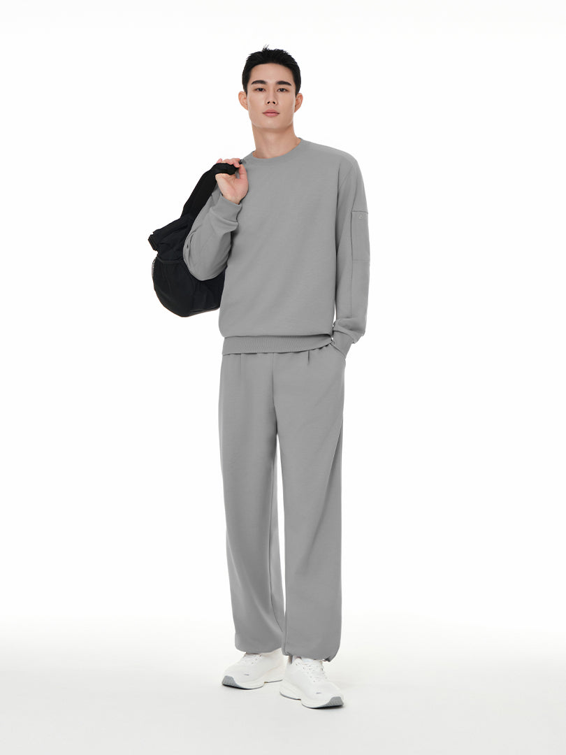 【andar】Airywin 裏起毛マキシワイドレギンス　M　ショート　グレー Airywin 裏起毛マキシワイドレギンス | andar JAPAN