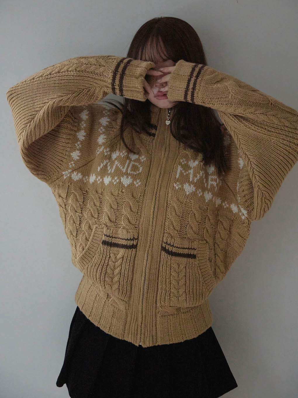 ANDMARY】Mary knit cowichan