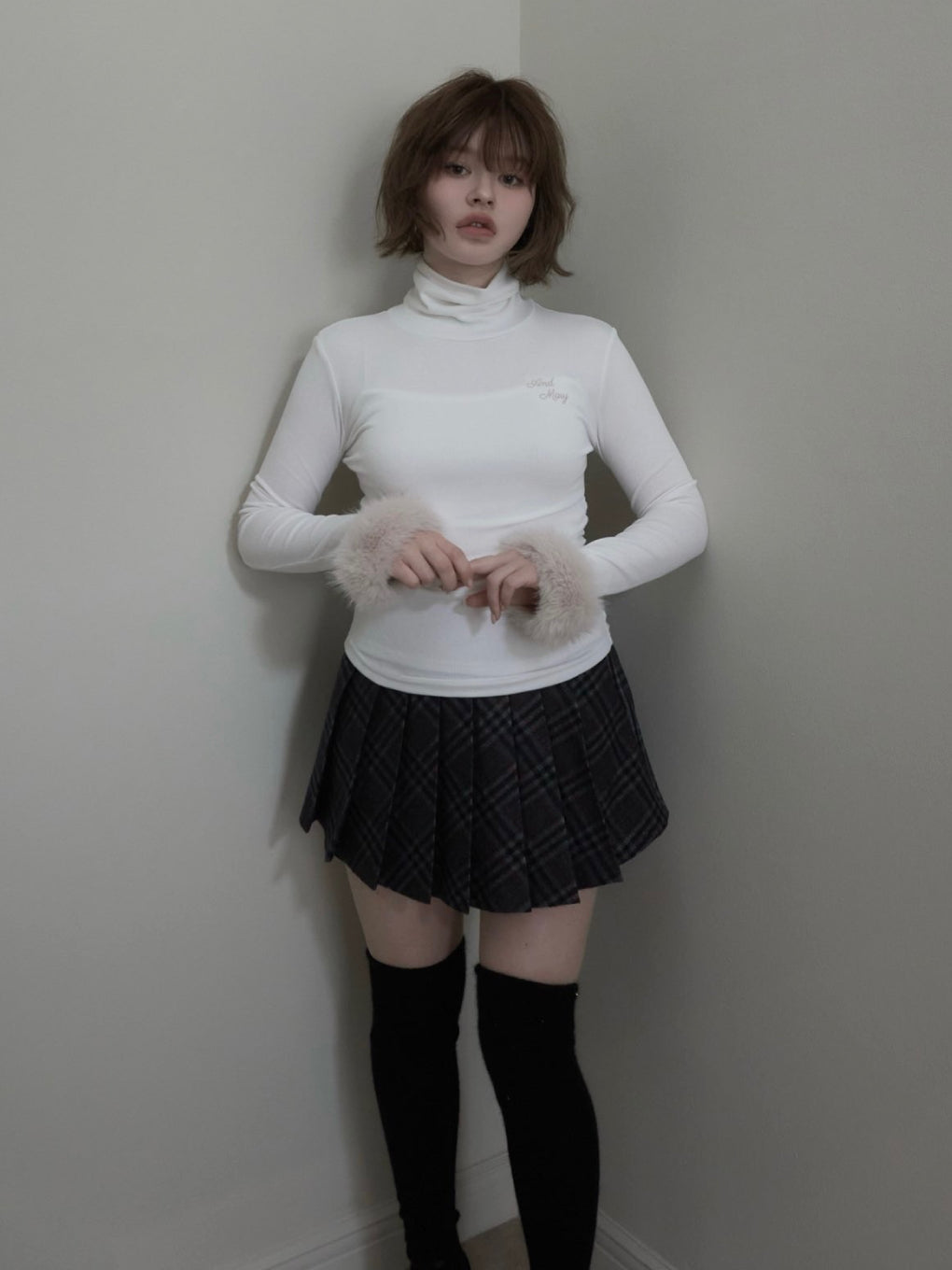 ANDMARY】Nicole fur tops