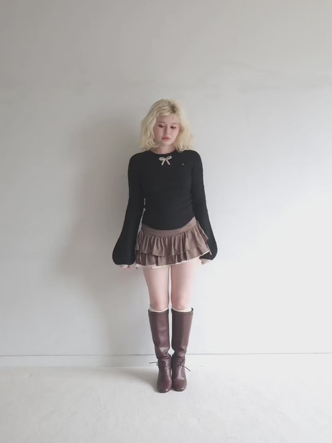 ANDMARY】Mel gather skirt