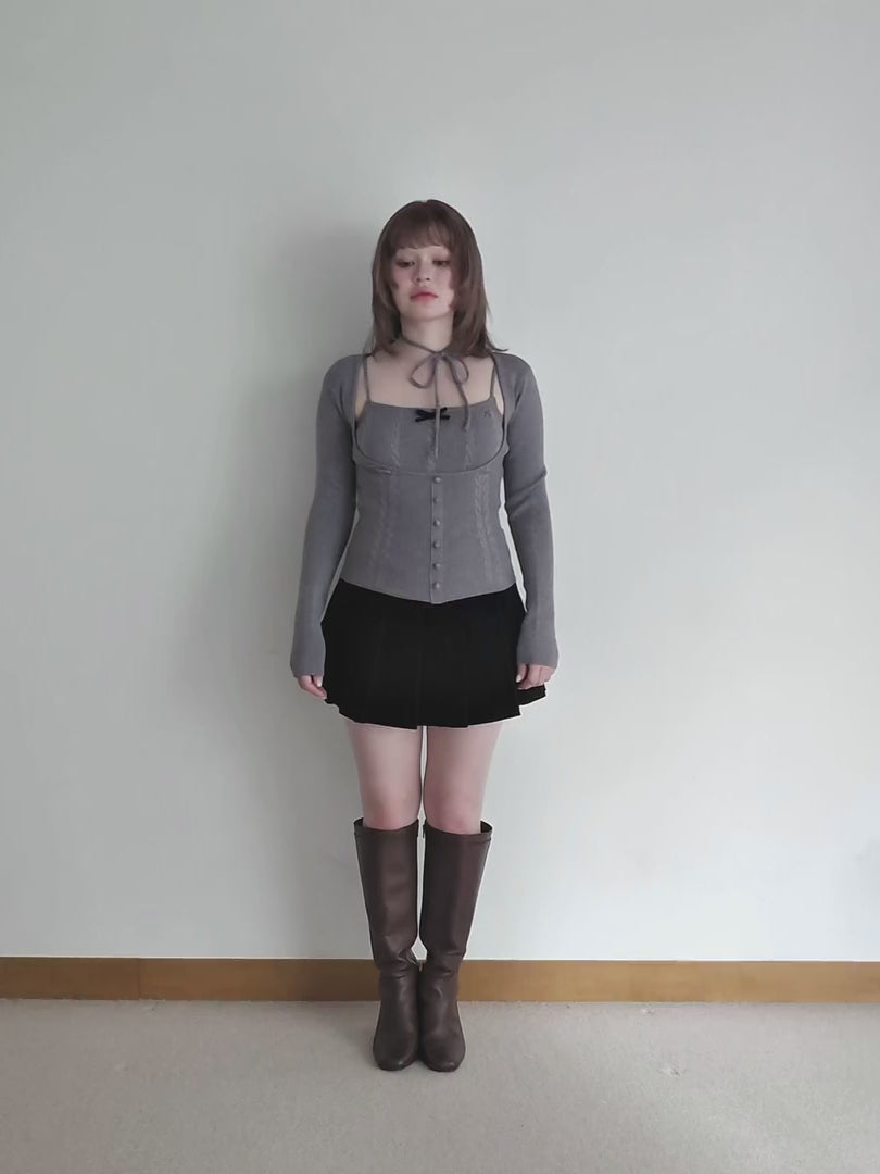 ANDMARY】Sharon ribbon tops