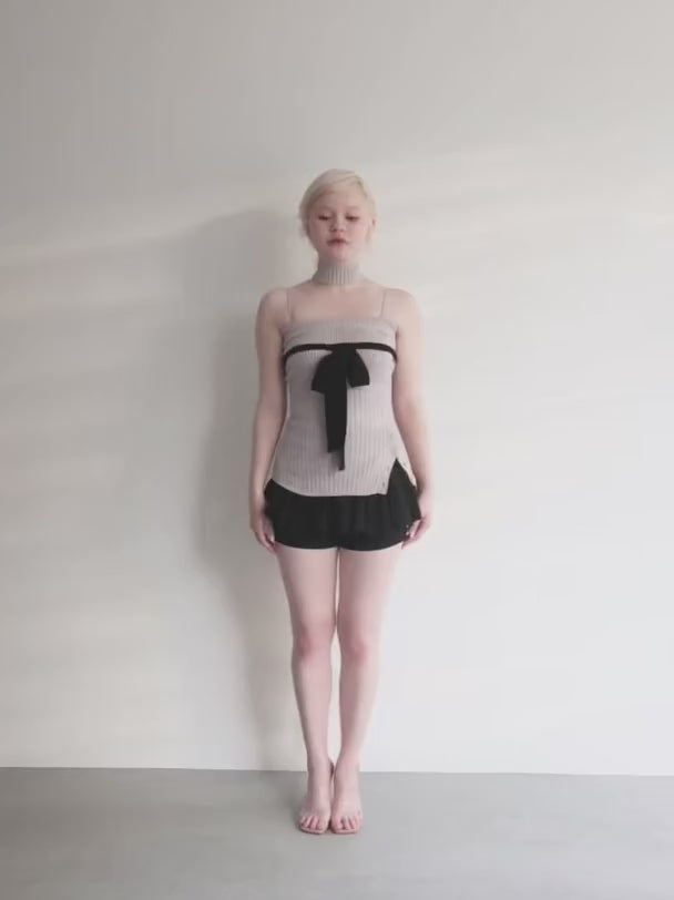 ANDMARY】Candice ribbon bare tops