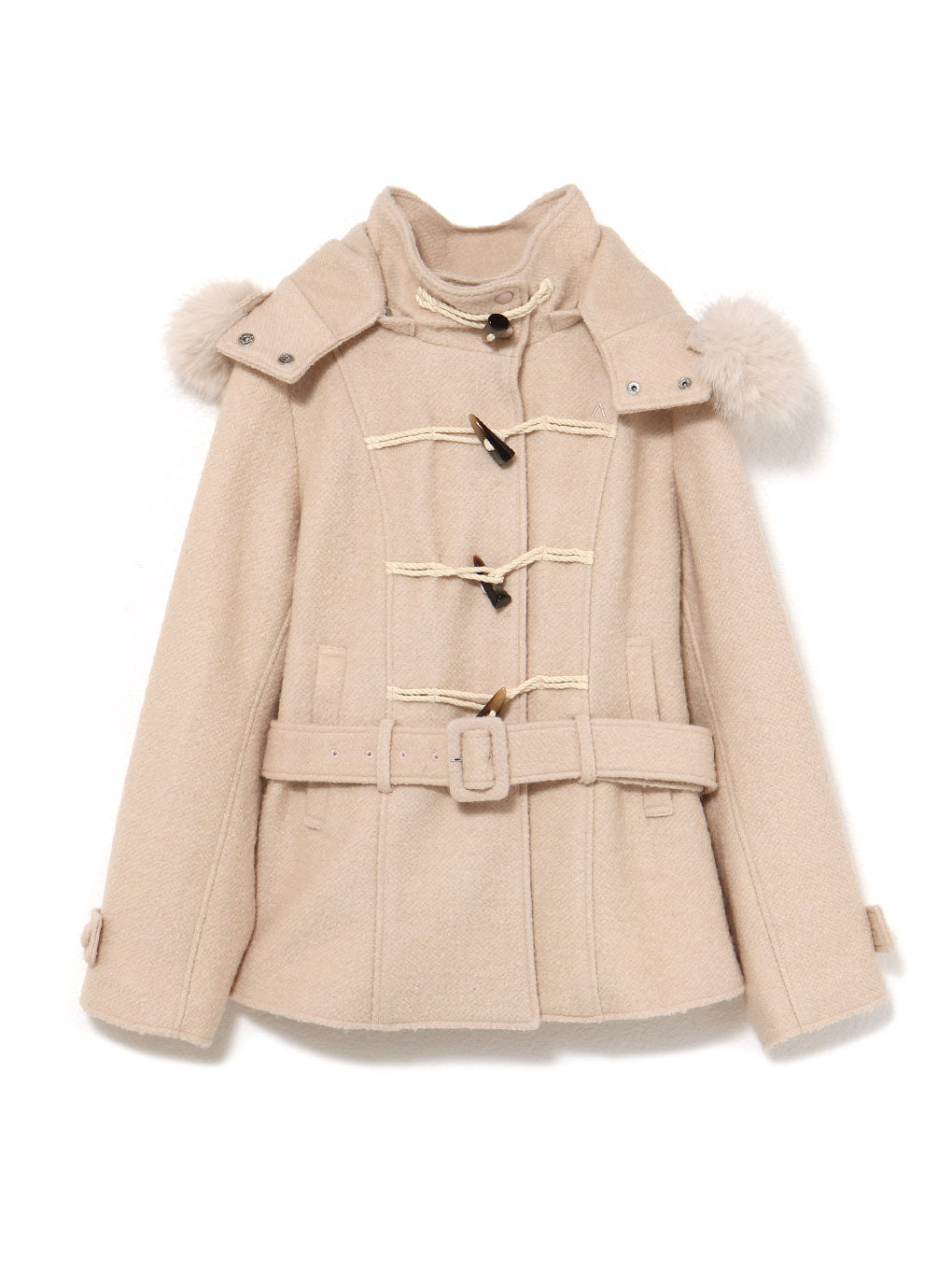 ANDMARY】Nicole fur belt jacket