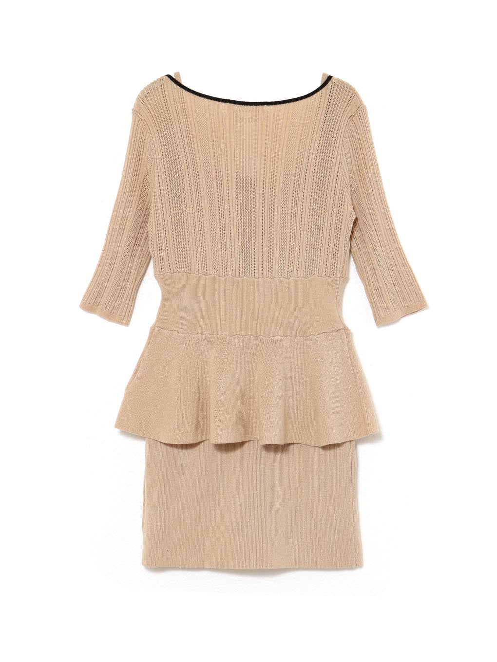 ANDMARY】Peplum crochet knit set up