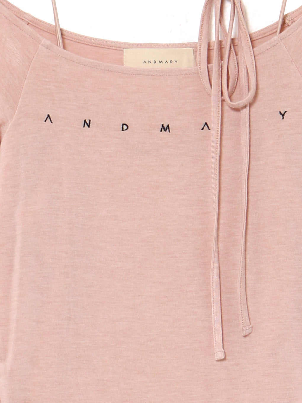 ANDMARY】Mary sheer logo tops