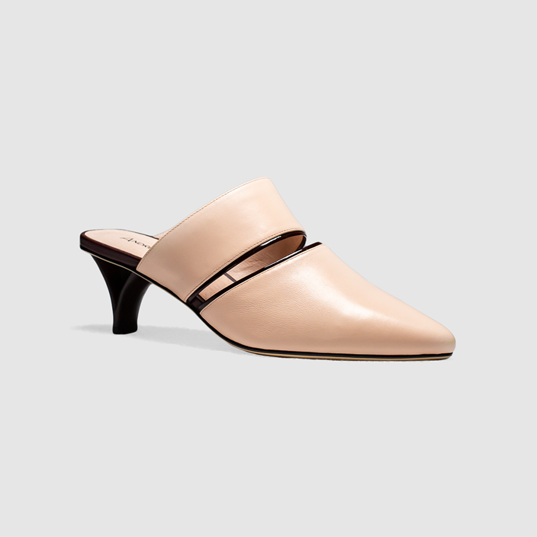 Volta Mule - Peach – Andrew Ma Footwear