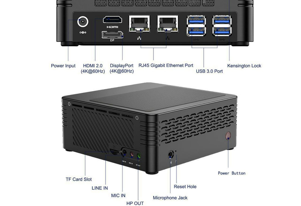 Minisforum X300 versatile miniPc with Ryzen 5 3400GE, WiFi 6 and