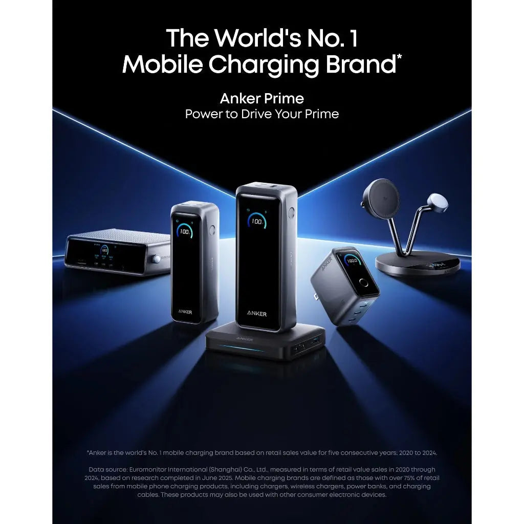 Anker Prime Power Bank 26250mAh 3-Port 300W Laptop Portable Charger