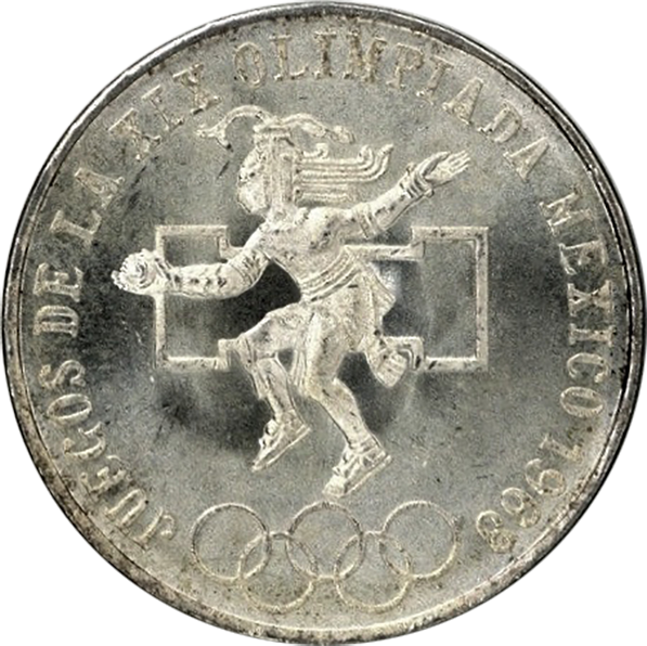 メキシコ25ペソ銀貨（オリンピック）（Mexico 25Pesos Olymipics）の