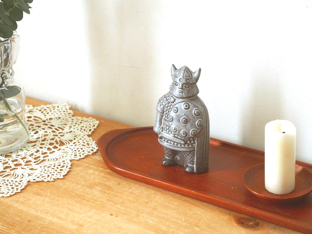 北欧ヴィンテージ Upsala Ekeby ウプサラ エクビー 陶器のバイキングの