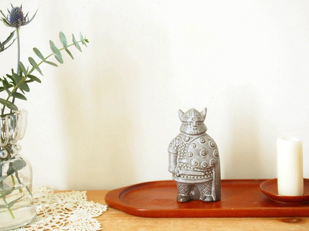 北欧ヴィンテージ Upsala Ekeby ウプサラ エクビー 陶器のバイキングの