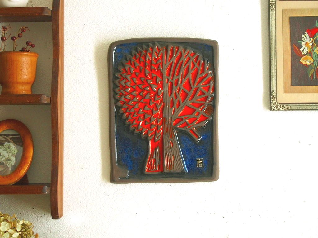 北欧ヴィンテージ Jie gantofta 陶板の壁掛け - a n t e n n a