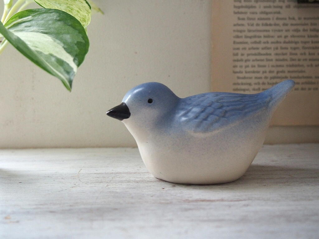 北欧ヴィンテージ KAF keramik 陶器の鳥の置物 - a n t e n n a