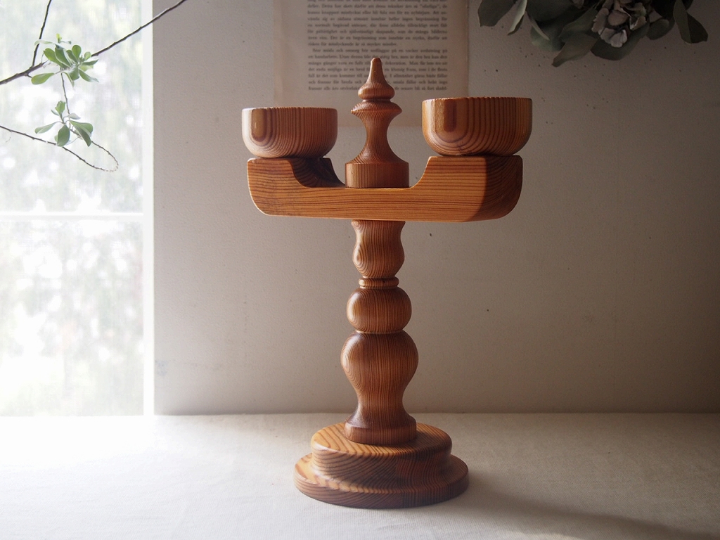 西ドイツ製 ヴィンテージ 陶器 キャンドルホルダー北欧 ミッド