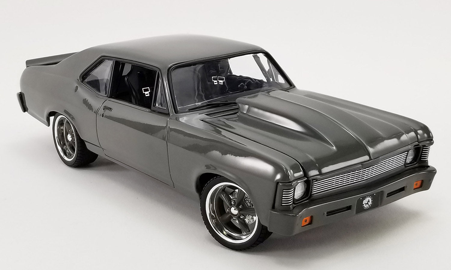 1:18 1970 Chevrolet Nova Street Fighter -- Destroyer Grey -- GMP
