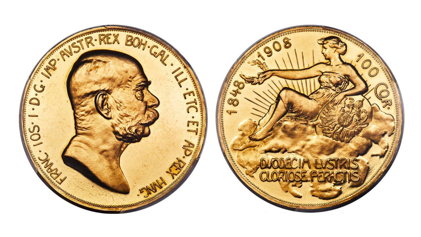 雲上の女神とは？コインに秘められたフランツヨーゼフ1世と