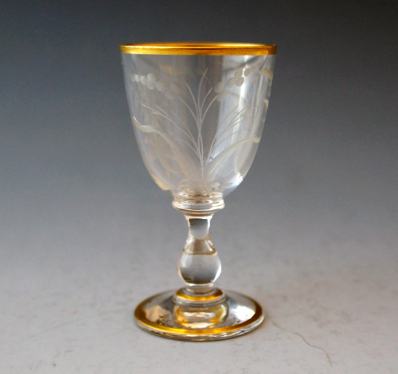 オールドバカラ「金彩リキュールセット」《アンティックかとう》