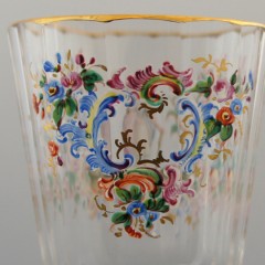 ロブマイヤー「エナメル彩ワイングラス」《アンティックかとう》