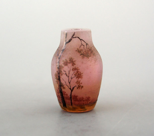 ドーム・ナンシー「樹林文ミニチュア花瓶」《アンティックかとう》