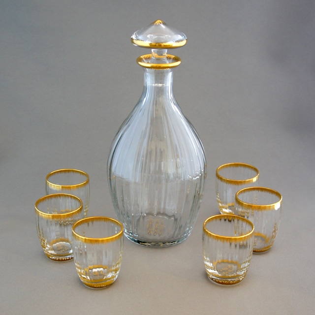 ドーム・ナンシー「金彩 リキュールセット」《アンティックかとう》