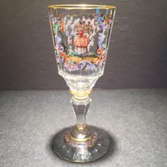 ロブマイヤー「ロブマイヤー エナメル彩 ワイングラス」《アンティック