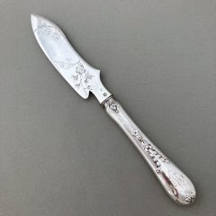 フランス「バラ文バターナイフ」《アンティックかとう》