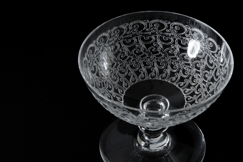 オールドバカラ「ローハン ROHAN クープグラス」《アンティックかとう》