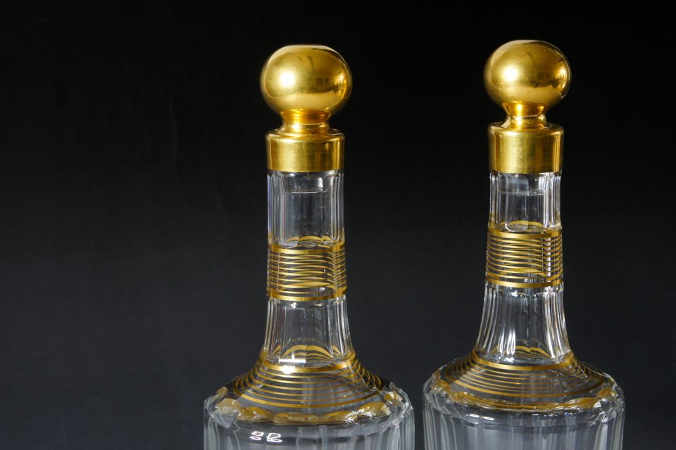 オールドバカラ「金彩装飾 リキュールセット」《アンティックかとう》