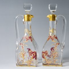 オールドバカラ「ジャポニスム 草花文 リキュールセット