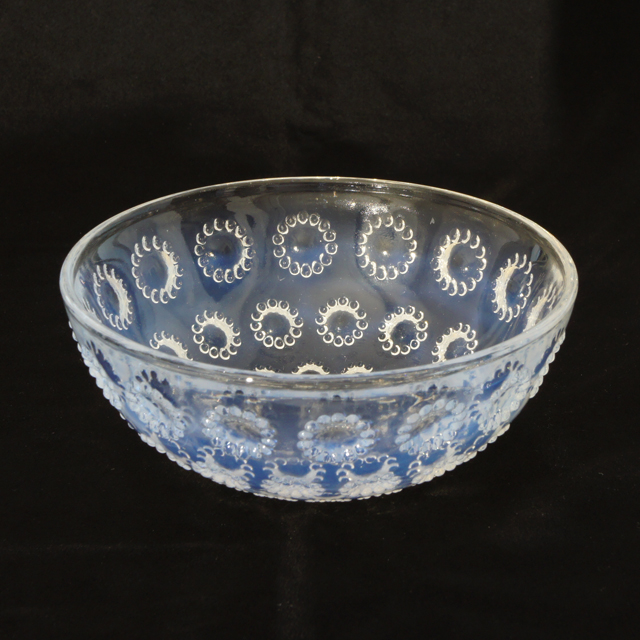 ラリック クリスタルガラス 陽刻小鳥図ボウル ラリック LALIQUE 鳥