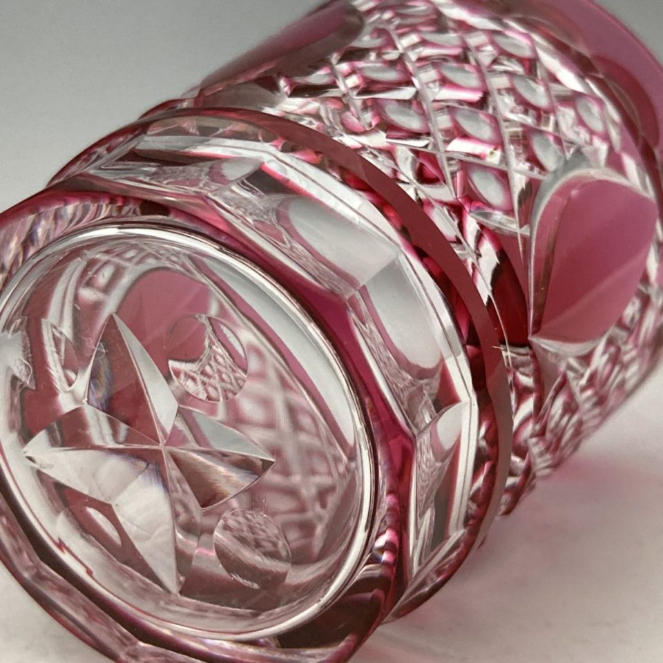 ヴァルサンランベール「切子硝子酒杯」《アンティックかとう》