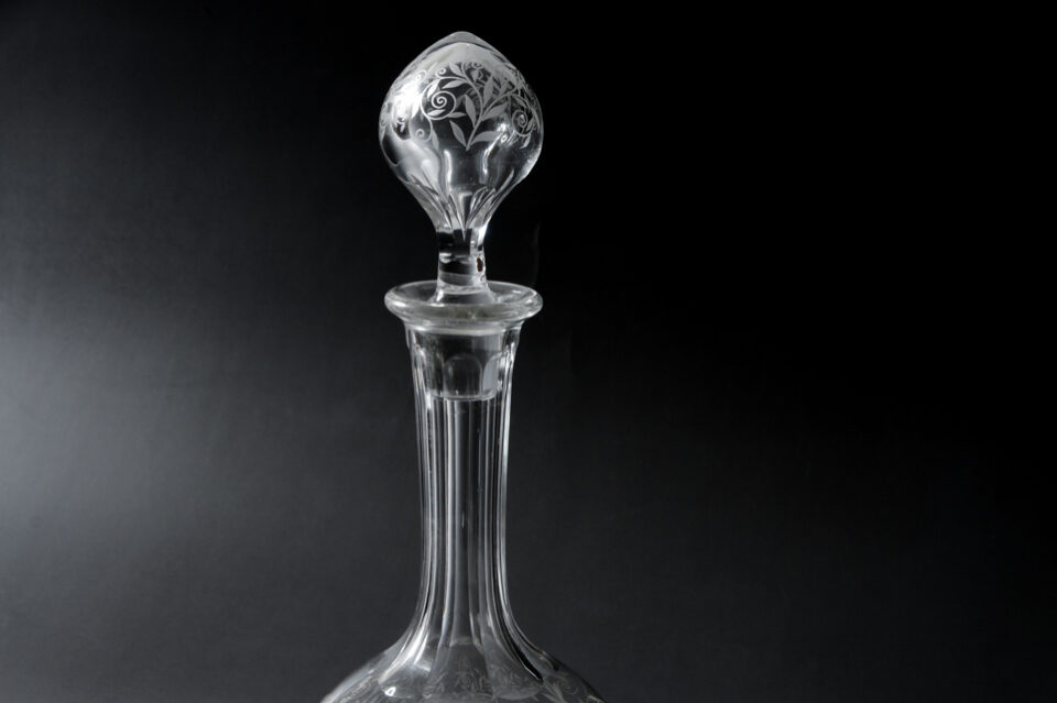 オールドバカラ「ゴルフ・ジュアン GOLFE JUAN カラフ」《アンティック