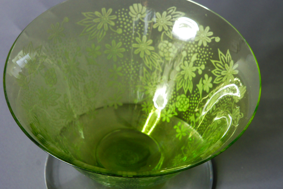 オールドバカラ「エリザベート ELISABETH クープ （グリーン