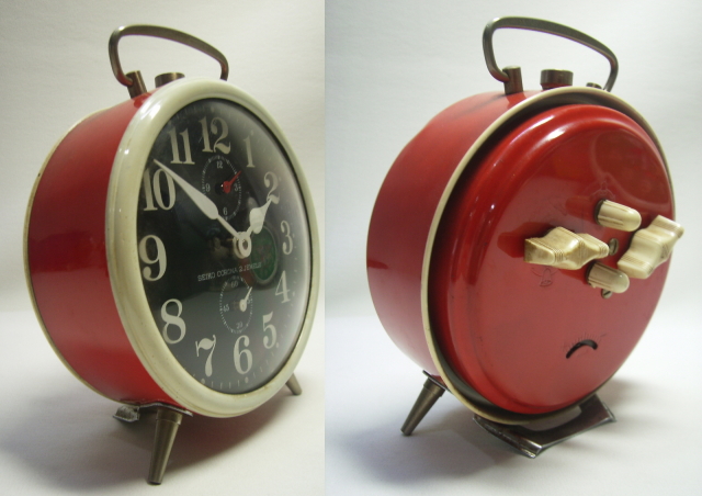 かわいい！セイコー JAPAN 目覚まし時計 SEIKO CORONA 動作確認済み