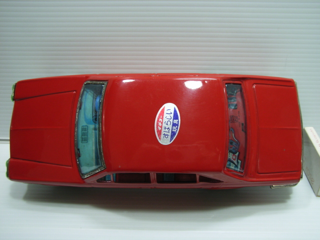 イチコー ニッサン セドリック ブリキ自動車 25．7cm 当時物 現状