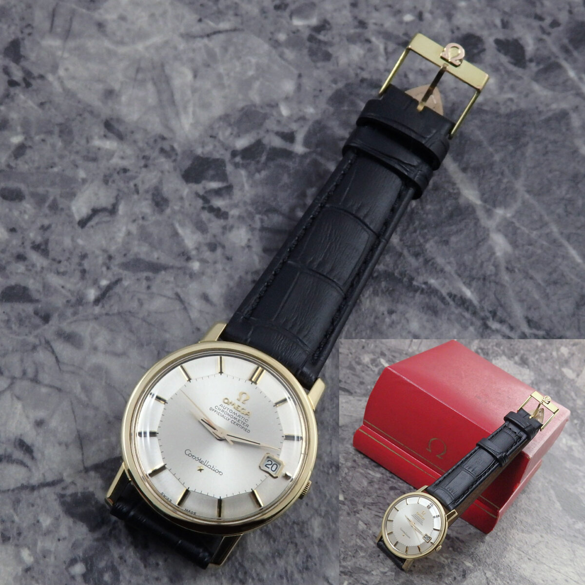 OMEGA コンステレーション YG イエローゴールド 18K 機械式自動巻き 12