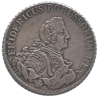 フリードリヒ2世の1ピアストル銀貨（プロイセン） - のんびり