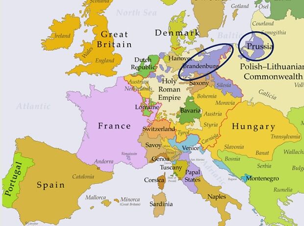 フリードリヒ2世の1ピアストル銀貨（プロイセン） - のんびり