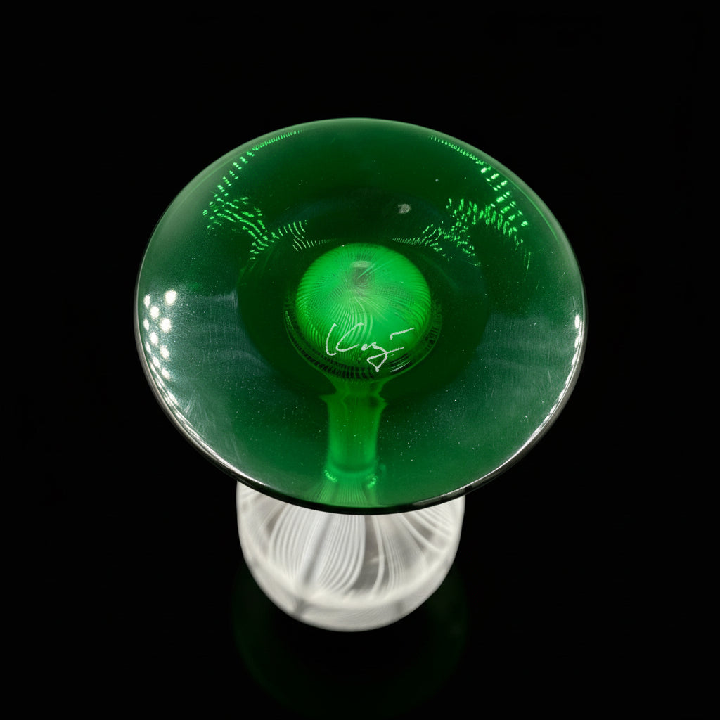 石井康治 傑作「海月（くらげ）」 深海の浮遊を極める手吹き硝子