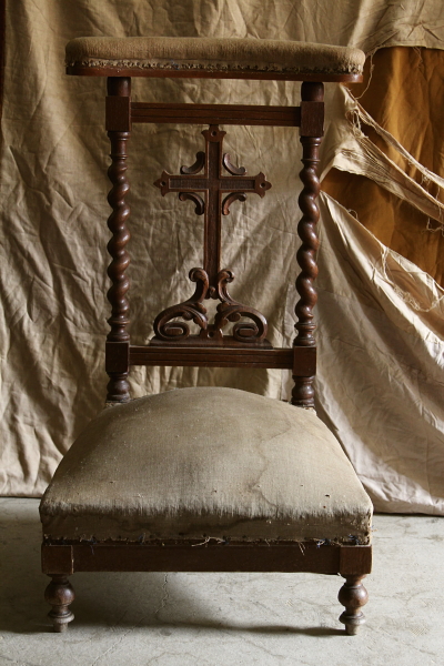 アンティークプレイヤーチェア チャーチチェア チャペルチェア