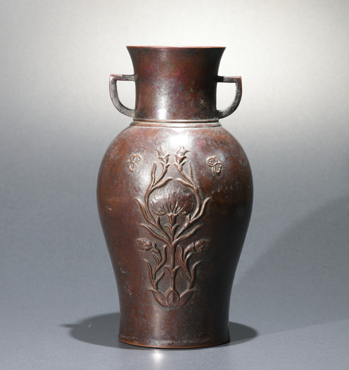 森村酉三 銅製花瓶 - 古好屋