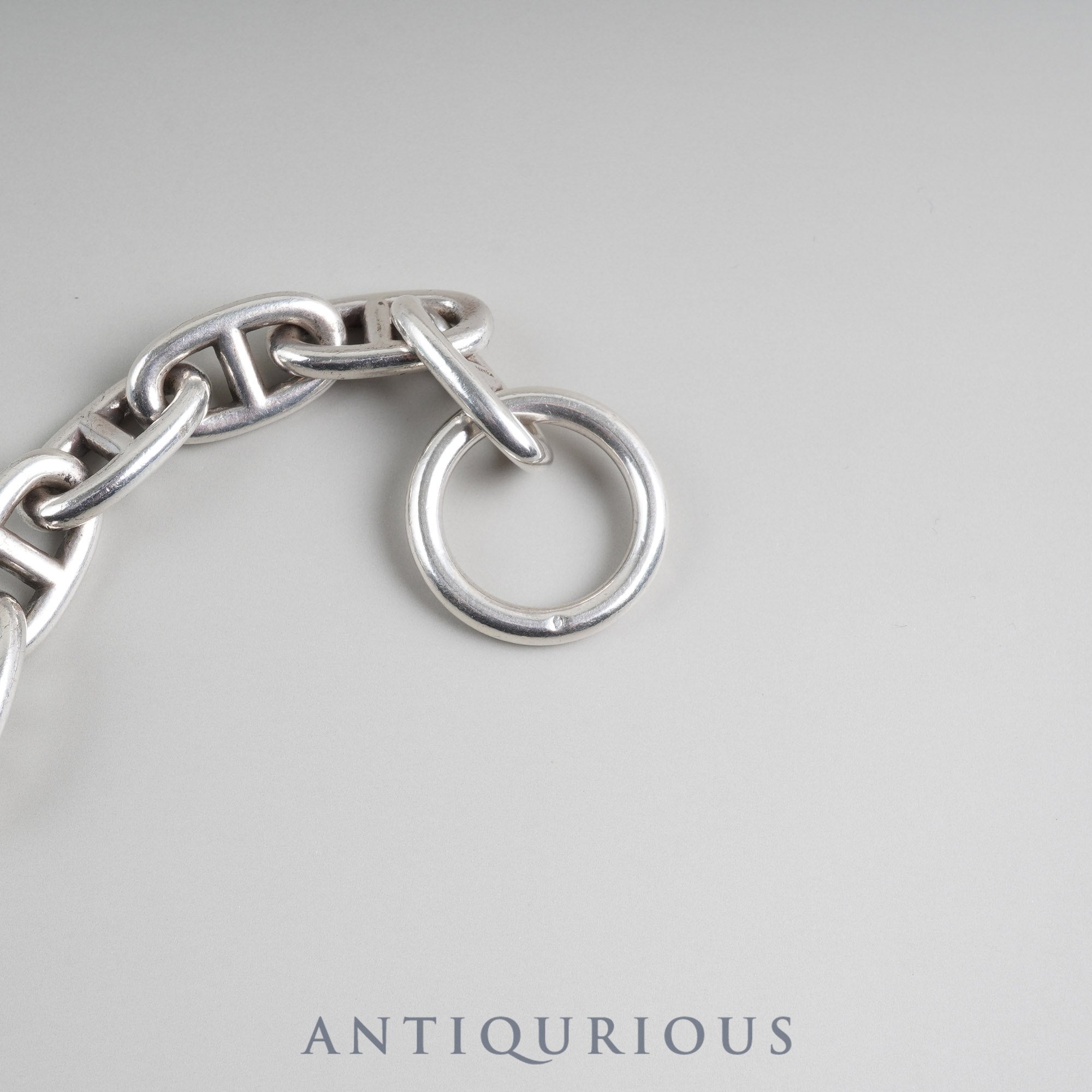 エルメス ブレスレット シェーヌダンクル GM 14コマ SV925 打刻刻印